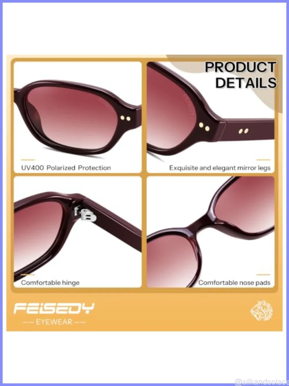Polarized Retro Rectangle Sunglasses Narrow Frame UV400 Full-Frame